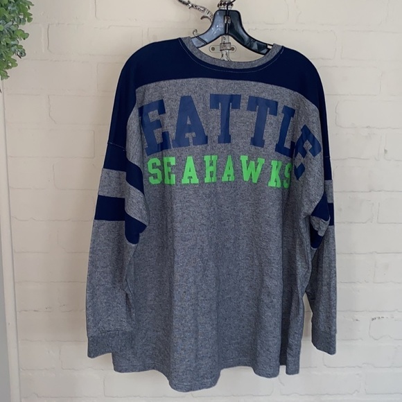 Seattle Seahawks‎ shirt long sleeve spirit wear NFL team apparels 2x - Picture 3 of 8